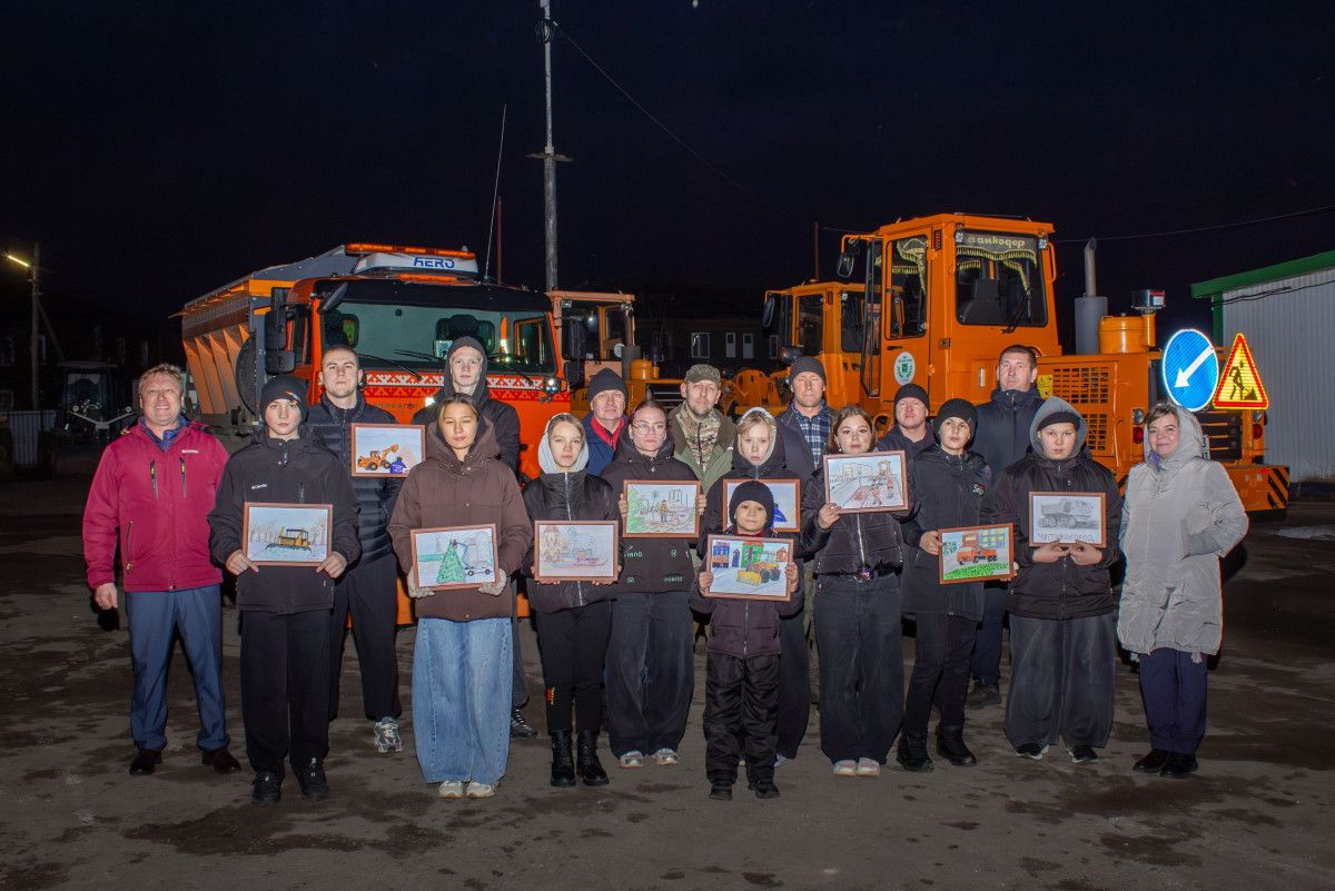 Воспитанники центра «Наш Дом» из Нарьян-Мара побывали на производственной базе «Чистого города»